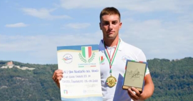 Francesco Lanciotti nella storia della canoa giovanile velocità